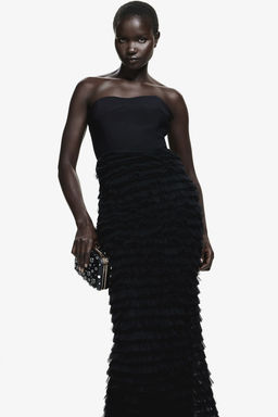 Vestido bandeau con falda de tul - H&m фото 3