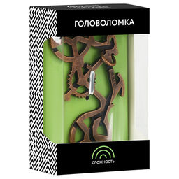 Головоломка металл. ТРИ СОВЫ "Велосипед", 3 уровень сложности (PMb_16942)