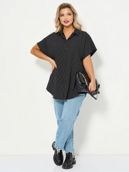 Рубашка 0293-1а черный кварц