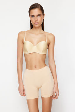 TRENDYOLMILLA Siyah-Ten 2li Paket Seamless/Dikissiz Boxer Orme Kulot THMSS24KU00032  фото 11