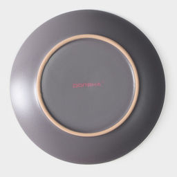 Тарелка керамическая десертная Доляна Ваниль, d=19,5 см, цвет серый  фото 7