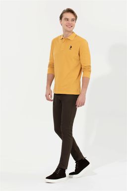 U. S. Polo Assn / Мужские темно-хаки брюки чинос - U.s. polo assn фото 3