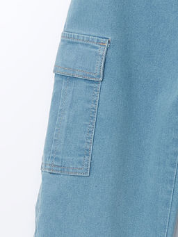 Beli Lastikli Erkek ?ocuk Kargo Jean Pantolon