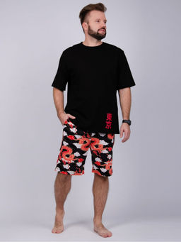 Костюм Драконы шорты, трикотаж - Малина фото 17