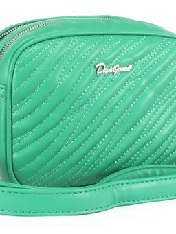 Сумка женская искусственная кожа DJ-6943-1-GREEN, 2отд, плечевой ремень, зеленый SALE 253985 - Adelia фото 9