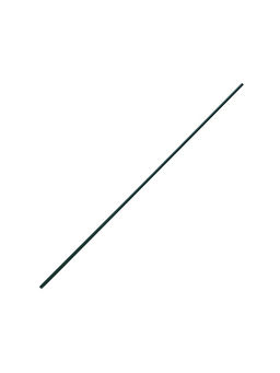 Цена за 10 шт. Колышек для подвязки растений, h=100 см, d=1 см, металл, зелёный, Greengo