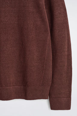 JERSEY DE PUNTO DE LINO CON CUELLO REDONDO - H&m фото 4