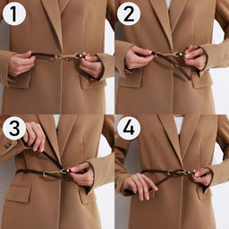 Ремень женский, ширина 1 см, пряжка металл, цвет зелёный - Simaland фото 4