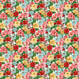 Шторы для кухни, 2шт 148х160см "Дикая роза", на шторной ленте, хлопок "Комфорт" 171г/м2, упаковка "классическая" 28х41см, "Домашняя мода" (Россия)