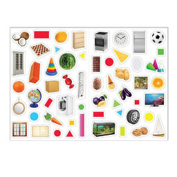 Набор книг 100 наклеек Первые знания, 3 шт. по 12 стр. - Буква-ленд фото 3