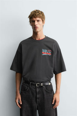 WASHED NUMBER T-SHIRT - Zara фото 2