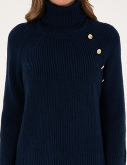 Lacivert Comfort Fit Kazak - Pierre cardin фото 6