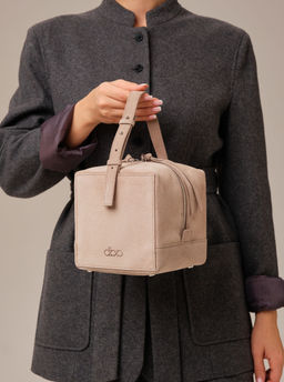 Замшевая сумка Quadra DBR 30989 ваниль  фото 6