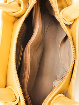 LACCOMA сумка АУ4382-4-желтый натуральная кожа хлопок