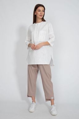 Льняная рубашка 4081 - Kivviwear фото 3