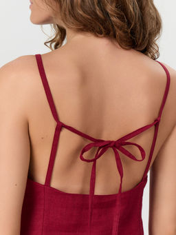 Топ женский бордовый - Mark formelle фото 5