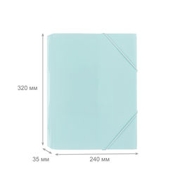Expert Complete Trend Pastel Pastel Папка на резинке A4 600 мкм 35 мм диагональ 5 шт. бирюзовый EC234419