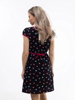 Халат женский, цвет черный