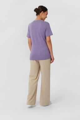 TEKSA Футболка женская WSS 001 violet-white