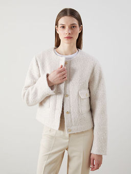 Bisiklet Yaka Kad?n Pel?? Mont