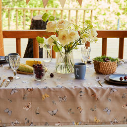 Скатерть Этель Butterflies 146?220 см, 100% хлопок, рогожка 186 г/м?