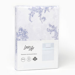 КПБ LoveLife 1.5 сп Вьюнок 147*210,150*215,70*70 -1 шт,100% хлопок,бязь 120 г/м2  фото 11