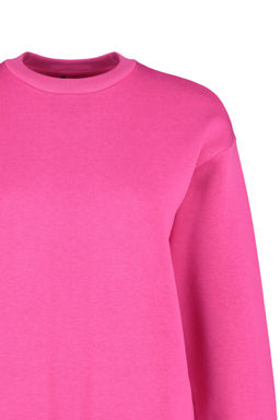 Fusya Kal?n Ici Polarl? Regular/Normal Kal?p Bisiklet Yaka Basic Orme Sweatshirt TWOAW24SW00101
