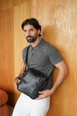 Сумка мужская Ц-327.1 черный - Protege фото 2