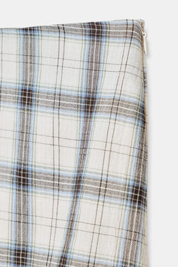 ASYMMETRIC CHECK SKIRT - Zara фото 4