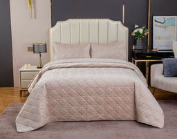 Стеганное покрывало Dori (айвори) 240х260см (1), 50х70см (2)