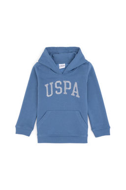 Темно-синий базовый свитшот для девочек - U.s. polo assn фото 3