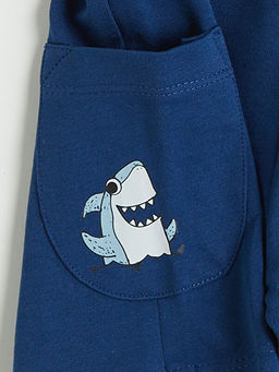 Cepli Bask?l? Erkek ?ocuk ?ort