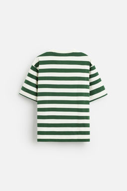 STRIPED JACQUARD T-SHIRT - Zara фото 9
