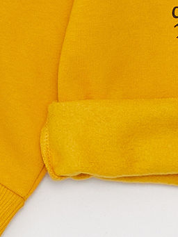 Bisiklet Yaka Bask?l? Erkek Bebek Sweatshirt - Waikiki фото 3
