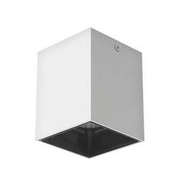 Светильник «Кубик» LED 4000К 10 Вт DIM220 белый черный 7.5×7.5×9.5 см