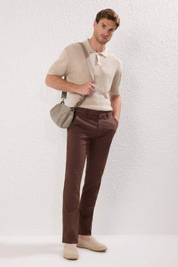 TRENDYOL MAN Siyah Slim Fit Basic Chino Esnek Gabardin Pantolon TMNSS25PL00018