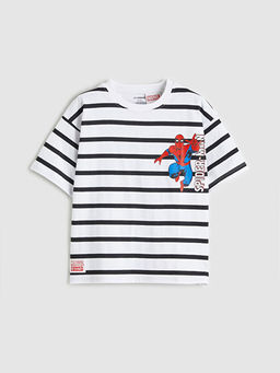 Spider-Man Bask?l? Erkek ?ocuk Ti??rt 2li