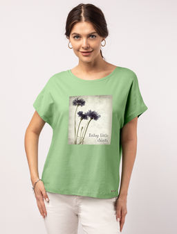 VILATTE / Футболка из премиального хлопка с эластаном