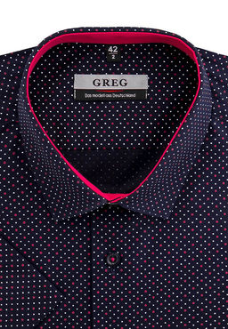 Сорочка мужская короткий рукав GREG 263/209/2188/ZS/C/1