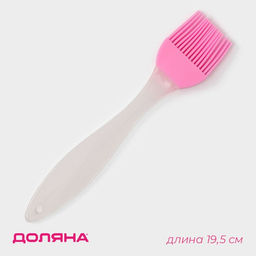 Кисть Доляна Фобос, силикон, 19,5?4 см, цвет розовый