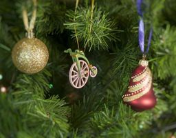 Елочная игрушка - Ретро велосипед 6011 Classic