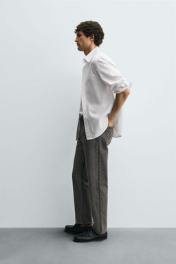 JEANS REGULAR FIT / Gris - Zara фото 4