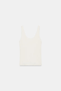 CAMISETA COMBINADA TIRANTES / Crudo - Zara фото 5