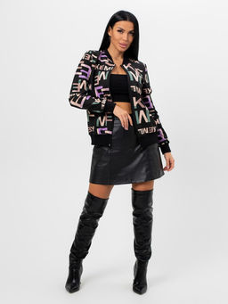 Бомбер женский на молнии - Милана фото 33