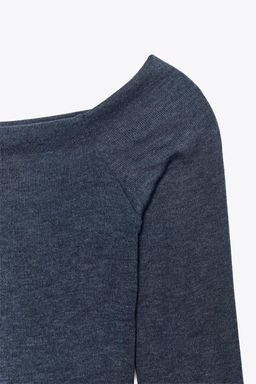 BOAT NECK T-SHIRT - Zara фото 7