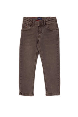 Коричневые джинсовые брюки для мальчика - U.s. polo assn фото 2