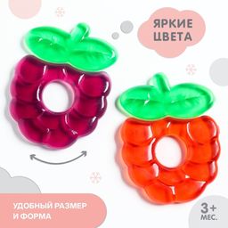 Прорезыватель охлаждающий Ежевика, цвет МИКС, Крошка Я  фото 2