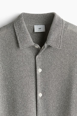 Camisa de manga corta en pique Regular Fit - H&m фото 7