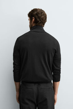 JERSEY LANA CUELLO CREMALLERA / Negro - Zara фото 3