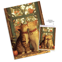 ФРЕЯ Пазл 1000 элемент. PZL-1000/59 Котики на подоконнике